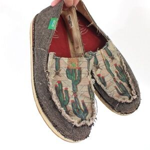 Twisted X Cactus Print Loafers
